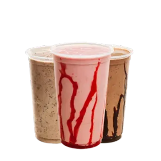 🍧 ミルクシェイク, 飲み物, デザート, 飲み物, いちご, チョコレート telegram sticker