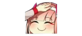 🥰 Anime, Kopf tätscheln, süß, kawaii telegram sticker