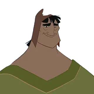 👱 Pacha The Emperor's New Groove ดิสนีย์, การ์ตูน, เป็นมิตร, ตลก, จักรพรรดิเทพเจ้า telegram sticker
