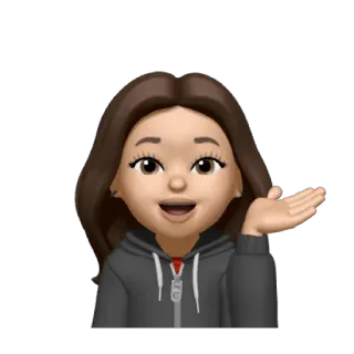 💁‍♀️ desenho animado, mulher, avatar, arte digital, retrato telegram sticker