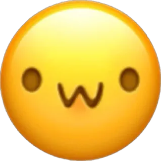 🥹 อีโมจิ, ยิ้ม, น่ารัก, คาวาอิ telegram sticker