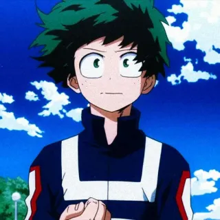 ⚓ Izuku Midoriya My Hero Academia Anime, Manga, Held, Charakter, Midoriya, My Hero Academia, Deku telegram sticker