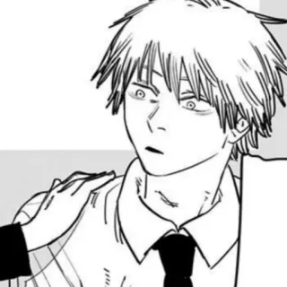 🔪 Denji Chainsaw Man Anime, Manga, Chainsaw Man, Denji, Porträt, Junge whatsapp sticker