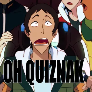 😨 OH QUIZNAK Мультфильм, Мем, Смешно, Квизнак telegram sticker