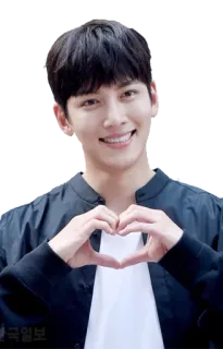 ❤️ coeur mains, coréen, acteur, sourire, portrait, homme whatsapp sticker
