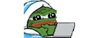 😪 Pepe the Frog Pepe, frog, meme, internet, character telegram sticker