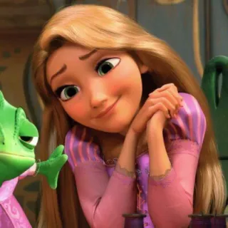 🌻 Rapunzel Tangled putri, disney, kartun, animasi, fantasi telegram sticker