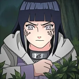 💎 Hinata Hyuga Naruto anime, character, Hinata, Hyuga, Naruto, Byakugan telegram sticker
