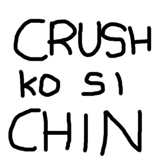 ❤ Crush Ko Si Chin Tagalog, Text, Nachricht, Schwarm, Liebe telegram sticker