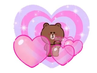 @Gifs_Gallery Browni Pack 🐻💖 :: @fStikBot whatsapp stickers