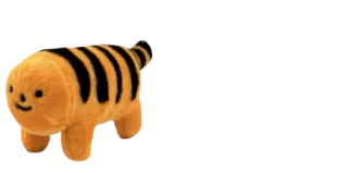 🐯 tigre, peluche, animale, giocattolo, carino telegram sticker
