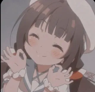 👌 Anime, Dziewczyna, Słodkie, OK telegram sticker