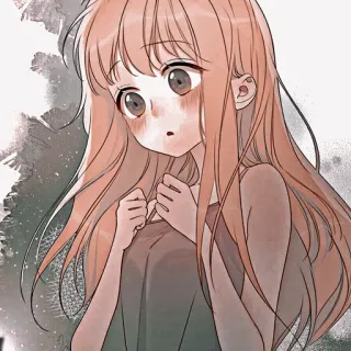 🦔 dziewczyna, anime, manga, postać, kreskówka, słodkie telegram sticker