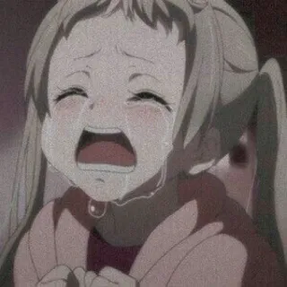 💔 crying, anime, sad, upset, girl, tears telegram sticker