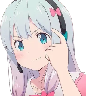 🧠 Izumi Sagiri Eromanga Sensei Anime, Garota, Fofa, Eromanga Sensei, Izumi Sagiri, Sagiri whatsapp sticker