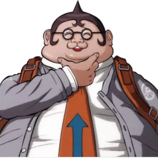 😄 Hifumi Yamada Danganronpa Anime, Cartone animato, Personaggio, Danganronpa telegram sticker