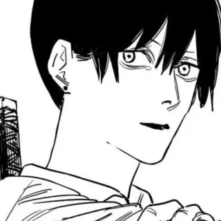 😄 Aki Hayakawa Chainsaw Man 动漫, 漫画, 链锯人, 早川秋 whatsapp sticker