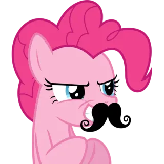 👨 Pinkie Pie My Little Pony Pinkie Pie, My Little Pony, dibujos animados, pegatina, poni telegram sticker