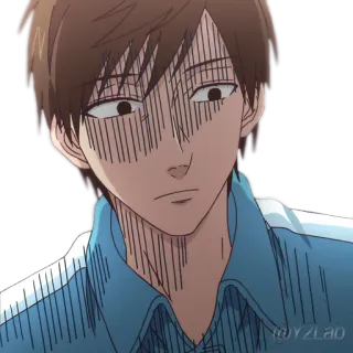 👿 anime, worried, cartoon, person, expression telegram sticker