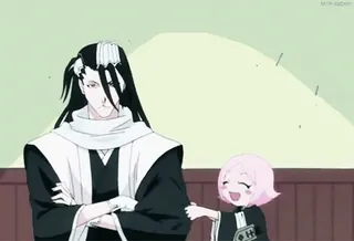 🙈 Bleach Anime, Byakuya Kuchiki, Yachiru Kusajishi, Nhân vật, Phim hoạt hình whatsapp sticker