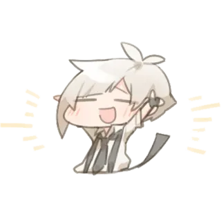 😆 Anime, Chibi, Niedlich, Cartoon, Fröhlich telegram sticker