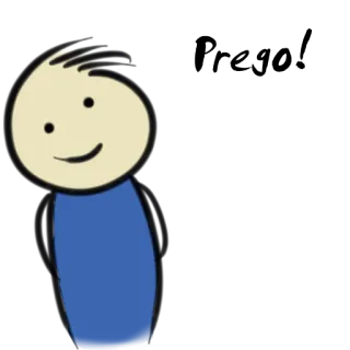 😌 dessin animé, personnage, dessin, sourire telegram sticker