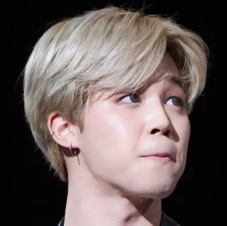 🌷 Jimin Jimin, BTS, K-pop, cantante, ídolo, retrato, celebridad whatsapp sticker