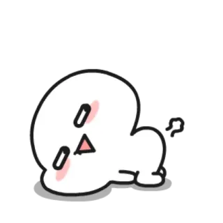 ☁ Cartoon, Figur, Blob, Süß, Traurig telegram sticker