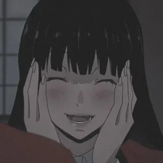 🤑 animé, dessin animé, sourire, femme, fille whatsapp sticker