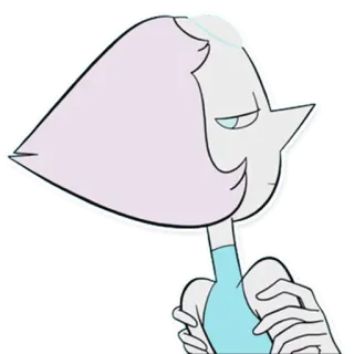 😏 Pearl Steven Universe การ์ตูน, แอนิเมชั่น, รายการทีวี, ตัวละคร, สติกเกอร์ telegram sticker