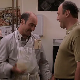 🤝 Tony Soprano and Artie Bucco The Sopranos telegram sticker