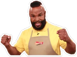 😡 Mr. T Mr. T, wütend, hart, TV-Star, 80er, Schauspieler telegram sticker