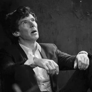 💎 Sherlock Holmes Sherlock Benedict Cumberbatch, Sherlock, detective, BBC, television telegram sticker