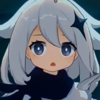 😥 Paimon Genshin Impact paimon, genshin impact, anime, videojuego, personaje telegram sticker