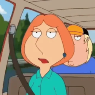 😐 Lois Griffin Family Guy Dessin animé, Animation pour adultes, Humour, Famille, Renard, Sitcom animée whatsapp sticker
