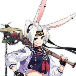 🤨 TOKYO Anime, Kelinci, Pesawat, Militer, Tongkat bisbol telegram sticker