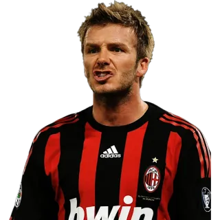 🤬 David Beckham fútbol, futbolista, atleta, deportes, AC Milan, David Beckham telegram sticker