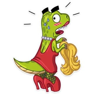 Mr. T Rex telegram stickers