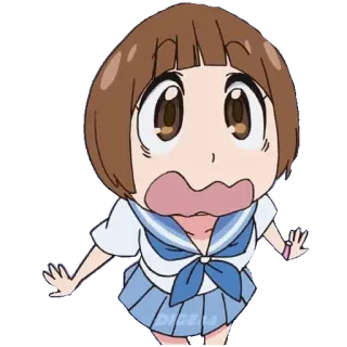 😱 Mako Mankanshoku Kill la Kill Anime, Kill la Kill, Mako Mankanshoku, Cartoon, Sticker telegram sticker