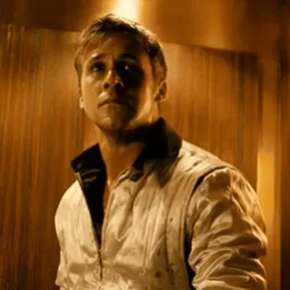 ❤️ Driver Drive Ryan Gosling, Driver, film, Drive, veste, film, acteur whatsapp sticker