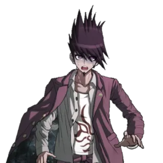 😰 Kaito Momota Danganronpa V3: Killing Harmony Anime, Gra wideo, Postać, Danganronpa, Kaito Momota whatsapp sticker