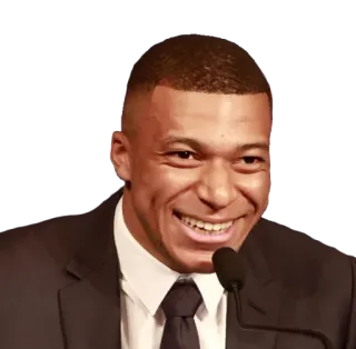 😅 Kylian Mbappé Kylian Mbappé, Football, Footballeur, Athlète, France, PSG telegram sticker