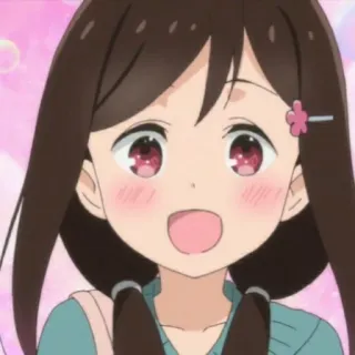 😃 anime, girl, cute, cartoon, happy, character telegram sticker