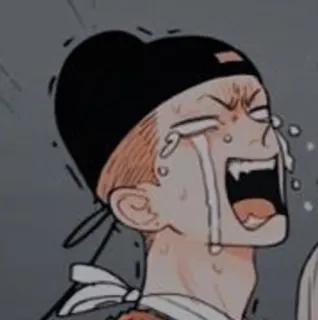 😭 piangere, triste, arrabbiato, emozionale, anime, manga telegram sticker