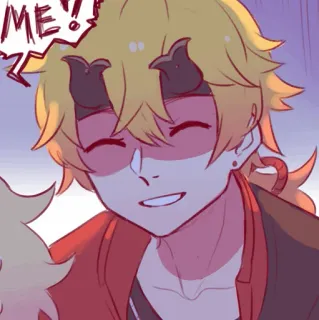🍡 ME!! Anime, Manga, Kreskówka, Postać, Naklejka telegram sticker