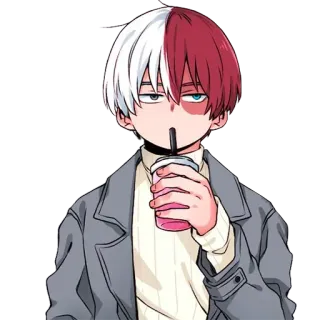 @luxiever's - Todoroki telegram stickers