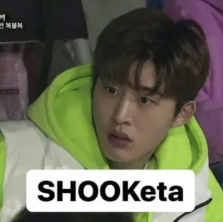 ✨ SHOOKeta в шоке, мем, смешно, реакция, знаменитость telegram sticker