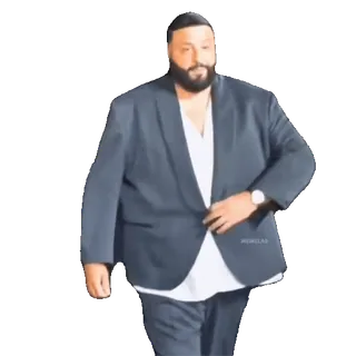 🤏 DJ Khaled DJ Khaled, music producer, celebrity, man, suit whatsapp sticker