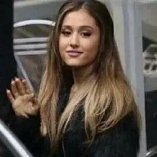 🍼 Ariana Grande ariana grande, singer, celebrity, woman, portrait, star, pop star telegram sticker