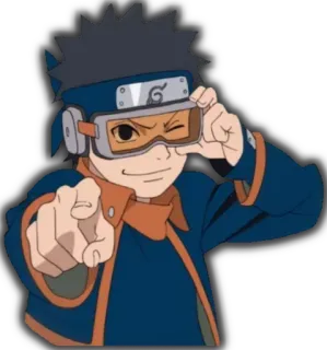 😉 Obito Naruto Obito, Naruto, Anime, Manga, Uchiha, Ninja telegram sticker